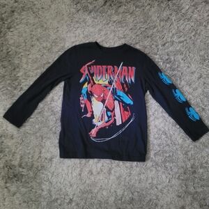 Marvel Dark Blue Spiderman Shirt